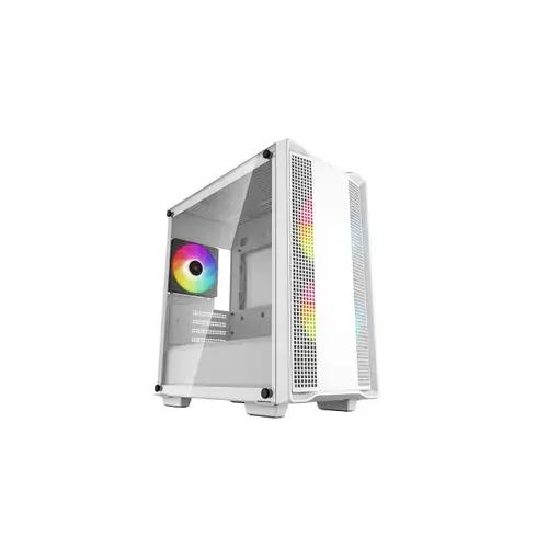 Carcasa DeepCool CC360 ARGB WH, Middle Tower mATX,  Alb