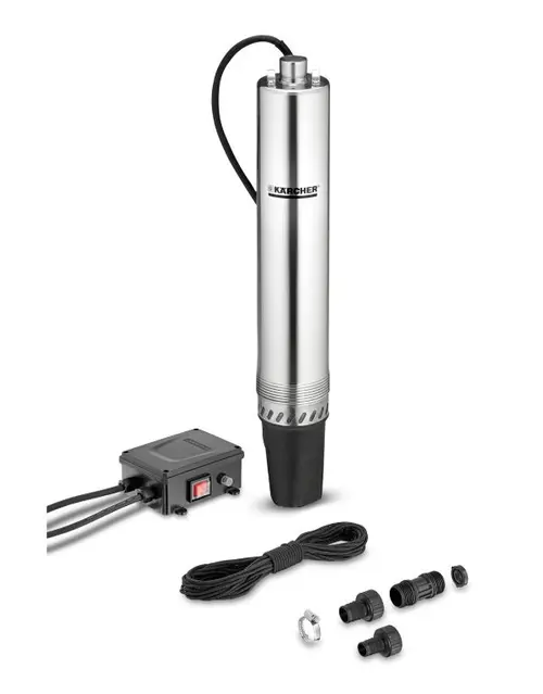 Pompa submersibila Karcher BP 4 DEEP WELL, 700 W, 4.3 Bari (Negru/Argintiu)