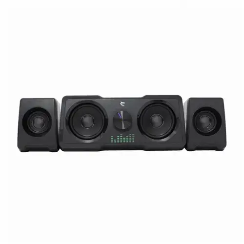 Sistem de boxe White Shark 2.2 GSP-968 MOOD, 16 W RMS (5W x 2 + 3W x 2), Iluminare Rainbow LED, Alimentare USB, Interfata 3.5 mm, Negru