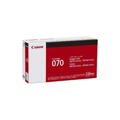 Toner Canon CRG070 black, capacitate 3k pagini, pentru LBP246dw, LBP243dw, MF465dw, MF463dw, MF461dw