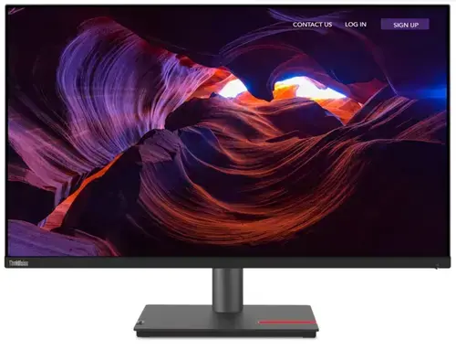Monitor IPS LED Lenovo ThinkVision 31.5inch P32p-30, UHD (3840 x 2160), HDMI, DisplayPort, Pivot (Negru)