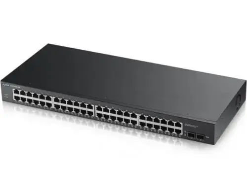 Switch ZyXEL GS1900-48-EU0102F, 48 porturi, Gigabit, Negru