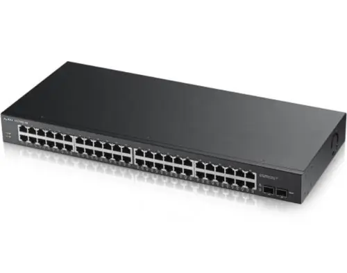 Switch ZyXEL GS1900-48-EU0102F, 48 porturi, Gigabit, Negru