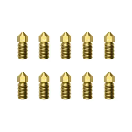 Set 10 Duze Extrudare pentru imprimanta 3D AnkerMake M5, Auriu 0.4mm