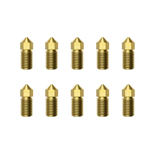 Set 10 Duze Extrudare pentru imprimanta 3D AnkerMake M5, Auriu 0.4mm