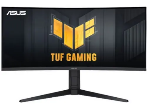 Monitor Gaming VA LED ASUS TUF Gaming 34inch VG34VQL3A, WQHD (3440 x 1440), HDMI, DisplayPort, Boxe, 180 Hz, 1 ms (Negru)