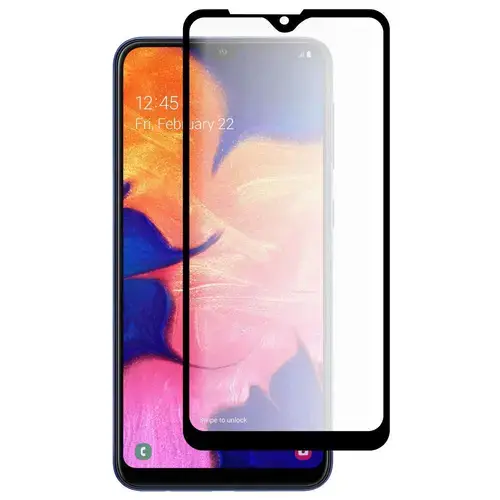 Folie Sticla Full Cover Premium pentru Samsung Galaxy A10, 5D, Full Glue, Negru