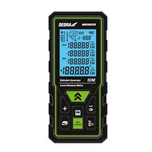 Telemetru laser masurat distante, 70m, IP54, Dedra