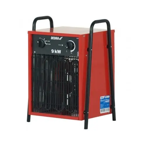 Aeroterma electrica Dedra DED9924, 9,0 kW / 4,5 kW, 380V (Rosu)