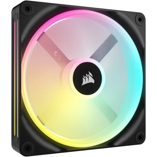 Ventilator Corsair iCUE LINK QX140 RGB Magnetic Dome, Expansion Kit, 140 mm, Negru