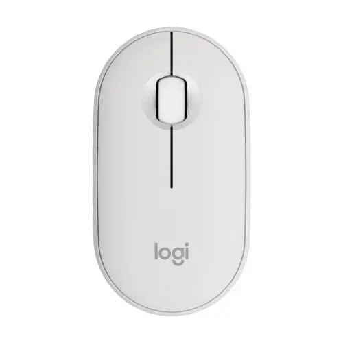 Mouse wireless Logitech Pebble 2 M350s, bluetooth, dongleless, Alb