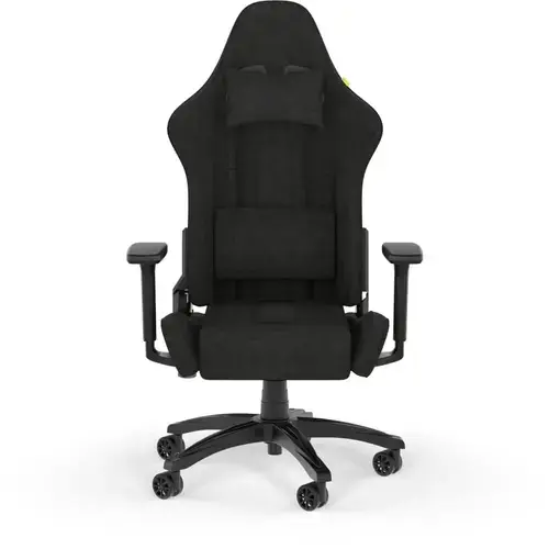 Scaun Gaming Corsair TC100 RELAXED, Textil, Tetiera, Negru