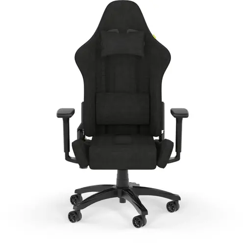 Scaun Gaming Corsair TC100 RELAXED, Textil, Tetiera, Negru