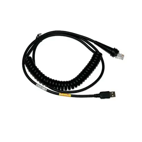 Cablu USB Honeywell, spiralat, 3m, Negru
