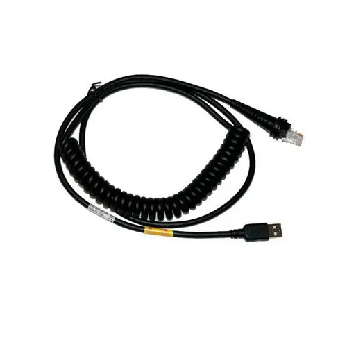 Cablu USB Honeywell, spiralat, 3m, Negru