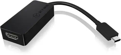 Adaptor RaidSonic, IcyBox USB tip C la HDMI, Negru