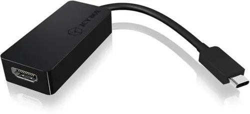 Adaptor RaidSonic, IcyBox USB tip C la HDMI, Negru