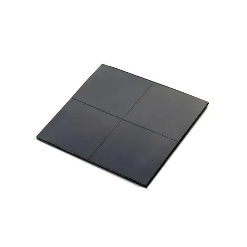 Protectie pardoseala aparat fitness TOORX PANT-04, Dimensiuni 100 x 100 x 2 cm, Negru
