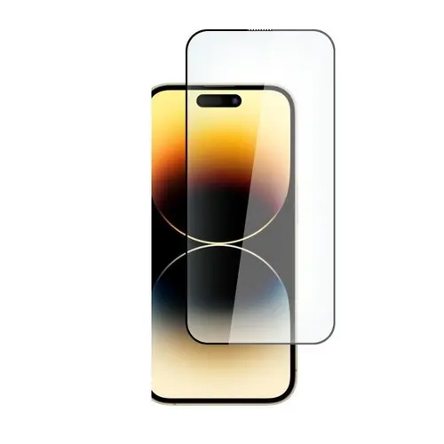 Folie protectie HOFI Full Cover Pro Tempered Glass 0.3mm compatibila cu iPhone 15 Pro Max, Transparent/Negru