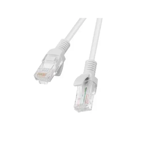 Cablu de retea tip patchcord Lanberg RJ45 cat. 6 UTP 0.5m Gri, 10-pack