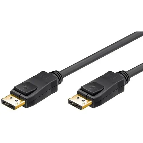 Cablu Lanberg CA-DPDP-10CC-0030-BK, Displayport tata - Displayport tata, contacte aurite, 3m
