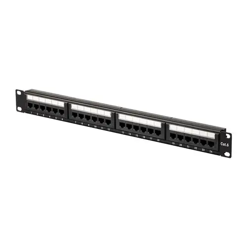 Panou neecranat de conexiuni Digitus, cat 5e, 24 porturi