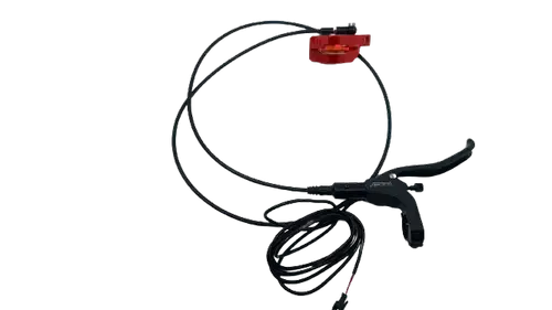 Sistem franare hidraulica dreapta etrier + maneta + tub pentru trotinete electrice
