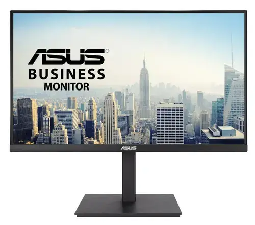 Monitor IPS LED ASUS 27inch VA27ACFSN, QHD (2560 x 1440), HDMI, DisplayPort, Pivot, Boxe, 100 Hz, 5 ms (Negru)
