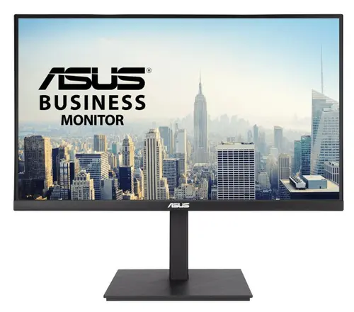 Monitor IPS LED ASUS 27inch VA27ACFSN, QHD (2560 x 1440), HDMI, DisplayPort, Pivot, Boxe, 100 Hz, 5 ms (Negru)