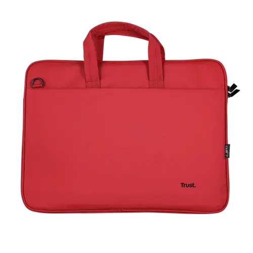 Geanta laptop Trust Bologna Eco, 16 inch(40cm), greutate 430 grame, Rosu