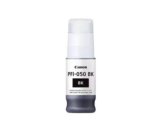 Cartus cerneala Canon PFI-050BK, capacitate 70ml, pentru Canon TC-20, TC-20M (Negru)