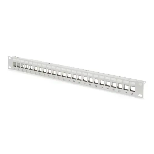 Panou de corectie Digitus cu 24 de porturi 1U gri DN-91410