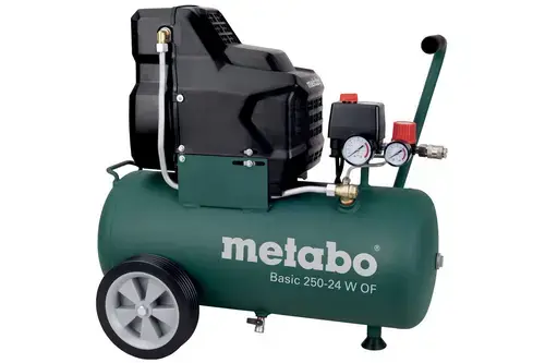 Compresor aer Metabo Basic 250-24 W OF,  24L, 2850 rpm, 8 bar, 2 CP