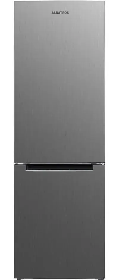 Combina frigorifica Albatros CFX395E, 315 L, Clasa E, H 186 cm (Argintiu)