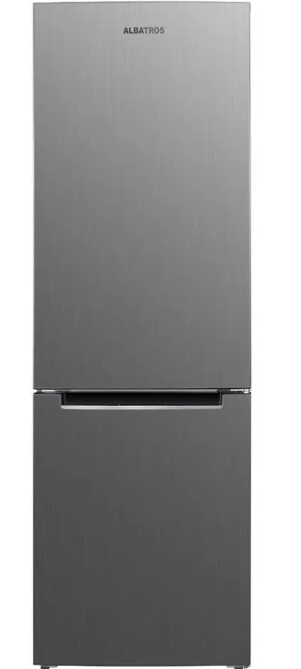 Combina frigorifica Albatros CFX395E, 315 L, Clasa E, H 186 cm (Argintiu)