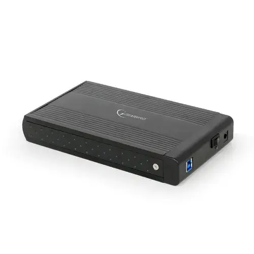 Carcasa de protectie pentru hdd extern Gembird SATA USB 3.0 ,3.5'' (Negru)