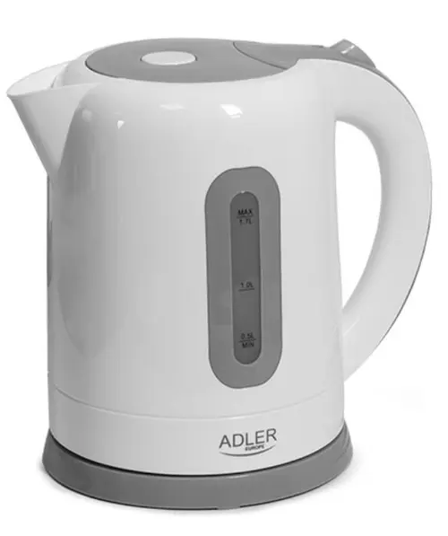 Fierbator apa Adler AD 1234, 2200 W, 1.7 L (Alb/Gri)