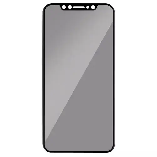 Folie Sticla Lemontti Privacy pentru iPhone 12 Pro Max, 0.33mm, 9H (Negru)