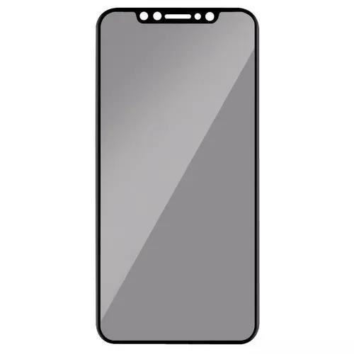 Folie Sticla Lemontti Privacy pentru iPhone 12 Pro Max, 0.33mm, 9H (Negru)