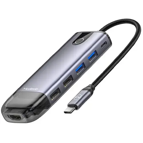Hub Mcdodo 10 in 1, USB-C, RJ-45, VGA, HDMI 4K, pentru Macbook M1