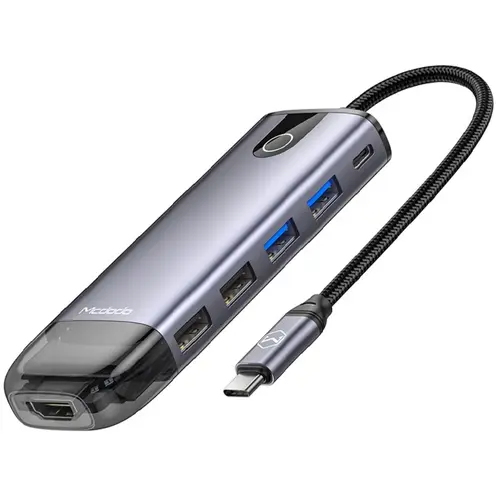 Hub Mcdodo 10 in 1, USB-C, RJ-45, VGA, HDMI 4K, pentru Macbook M1