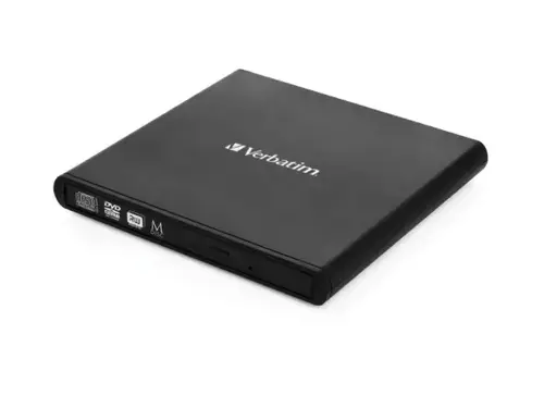DVD-RW extern Verbatim Slimline 98938, USB 2.0, Negru