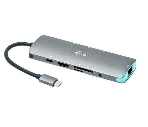 Docking Station iTec, Nano HDMI, LAN, USB, PD, Gri