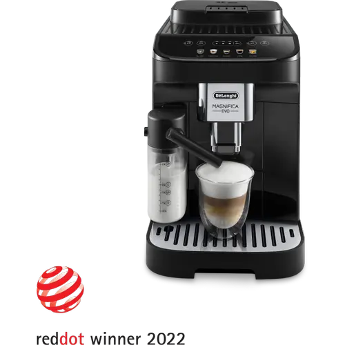 Espressor automat De'Longhi Magnifica Evo ECAM 290.61.B, Carafa pentru lapte, Sistem LatteCrema, Rasnita cu 13 setari, 1,8l, 15 bar, 1450W, Negru