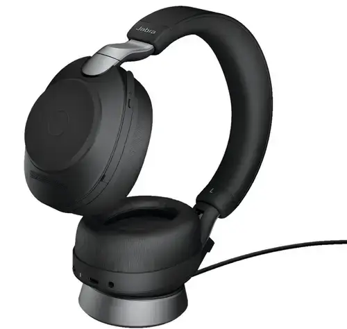 Casti cu microfon Jabra Evolve2 85 UC  Stereo, USB, Stand (Negru)