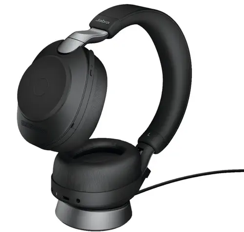 Casti cu microfon Jabra Evolve2 85 UC  Stereo, USB, Stand (Negru)