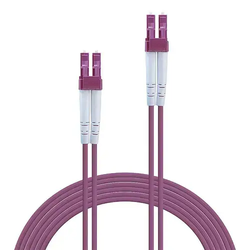 Cablu Fibra Optica Lindy LY-46342, LC/LC OM4, 2 x LC Male to 2 x LC Male, 3m