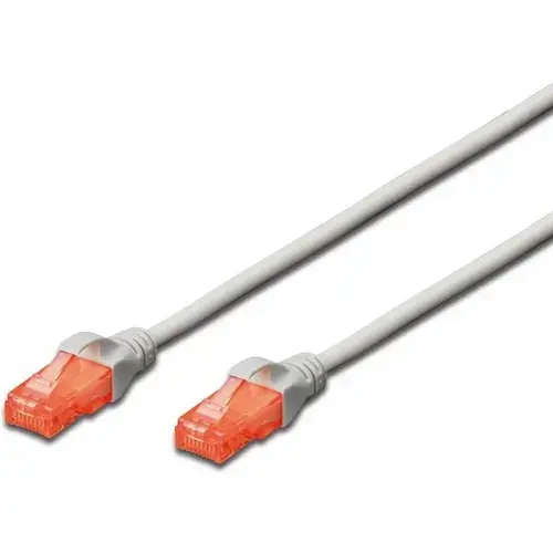 Cablu U / UTP Digitus Patch Cord, Cat. 6 Professional, Pvc, 3 m, Gri