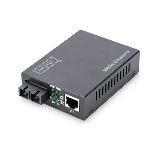 Convertor media Digitus DN-82020-1, Multimod, Gri