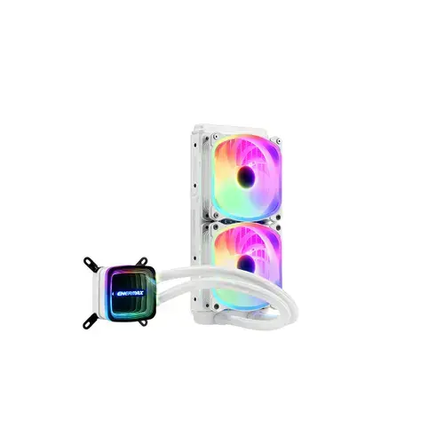 Cooler CPU Enermax Aquafusion, ADV 240 RGB, 500-2000rpm, 330W, Racire cu Lichid (Alb)